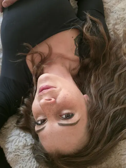 Freckles look even cuter upside down
