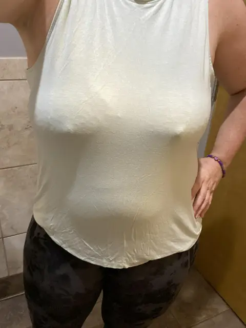 Even with a bra!