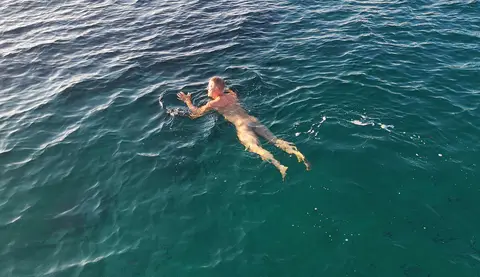 love swimming naked