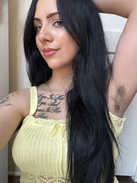 My fuzzy pits are my most feminine feature.