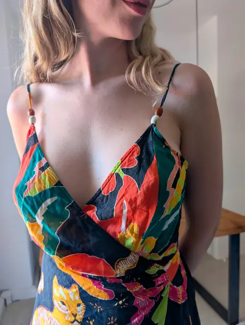 No bra sundress