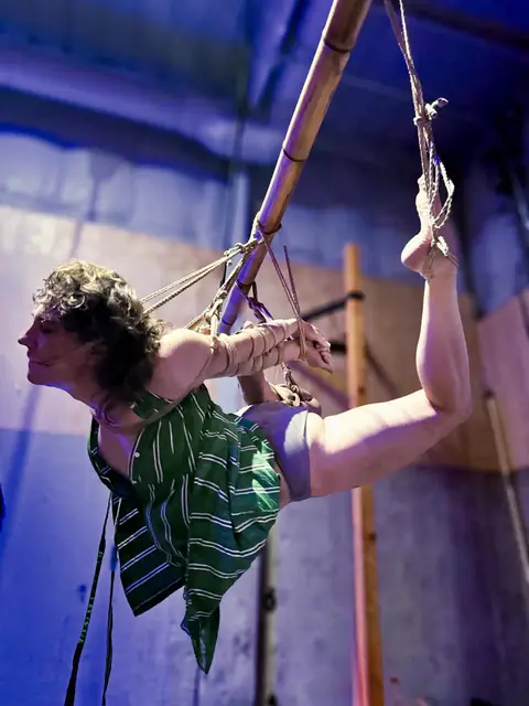 Strappado suspension with Soft Daddy