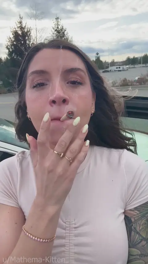 Celebrating my facial with a joint