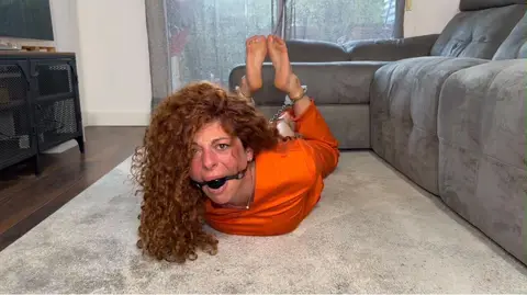 Hogcuffed and ballgagged